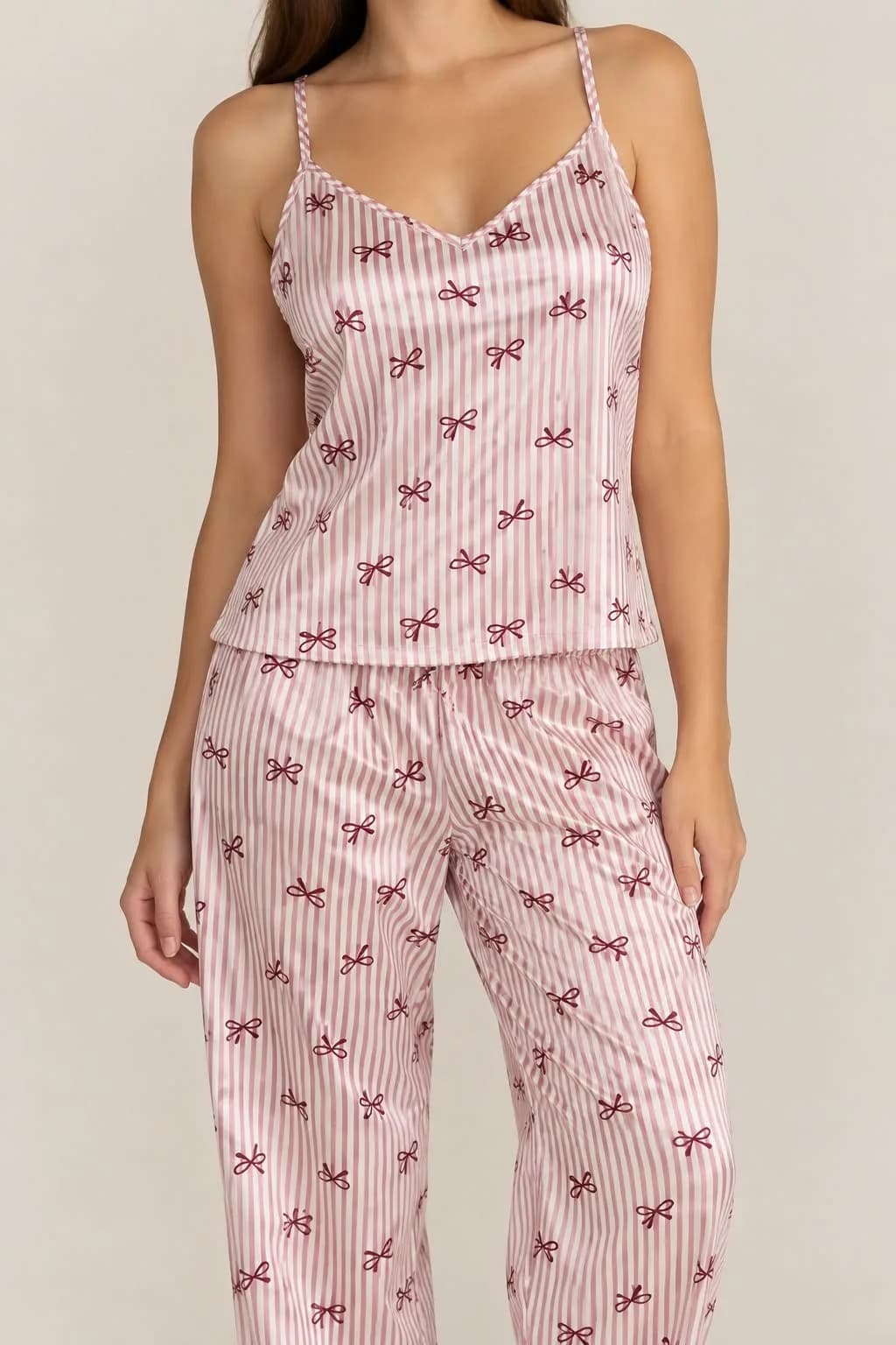 Pijama Satinada de Moños